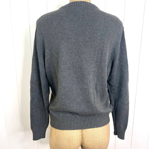Vineyard Vines Gray Crew Neck 100% Cotton Sweater SZ S - Picture 7 of 8